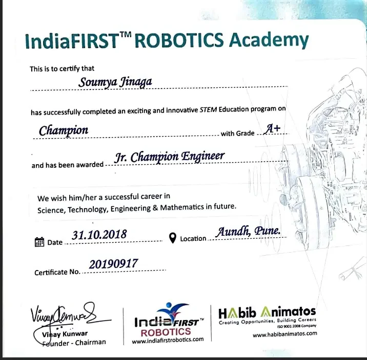 India First Robotics Img